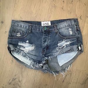 One teaspoon Jean shorts